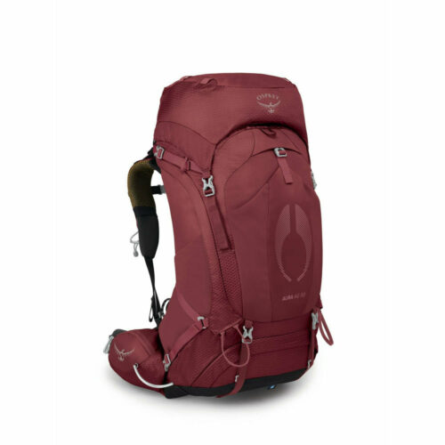 Ženski pohodniški nahrbtnik Osprey Aura AG 50 (Sorber Red)