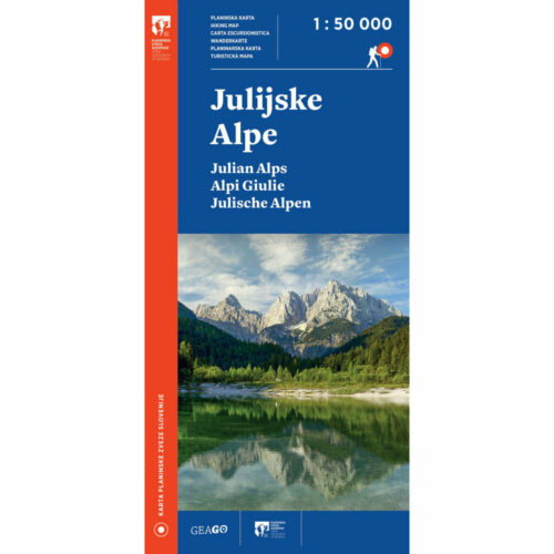 Zemljevid Julijske Alpe, 1:50 000