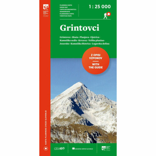 Zemljevid Grintovci 1 : 25 000