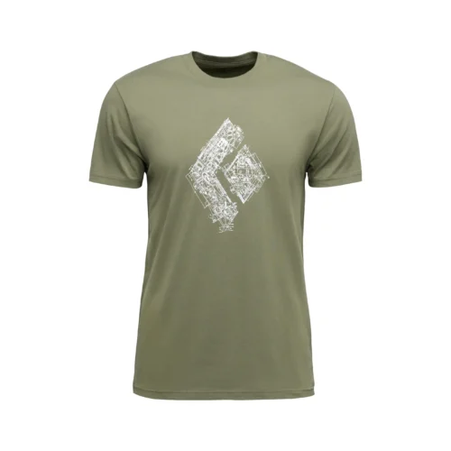 Black Diamond Engineered Diamond Short Sleeve Tee moška majica