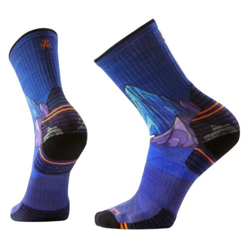 Smartwool Hike Targeted Cushion Mountain Myth Print Crew Socks nogavice