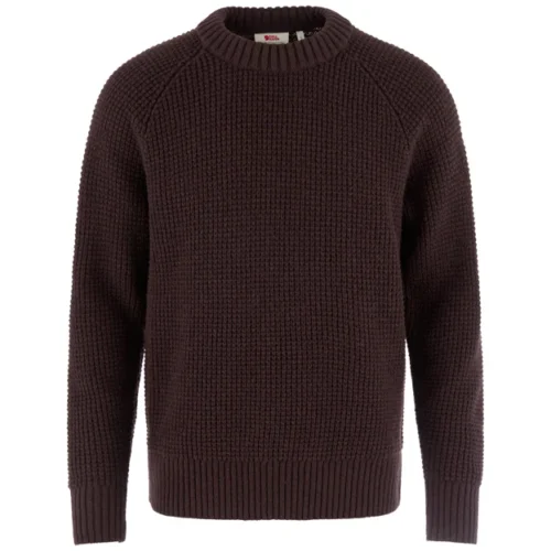 Fjällräven Övik Waffle Knit moški pulover