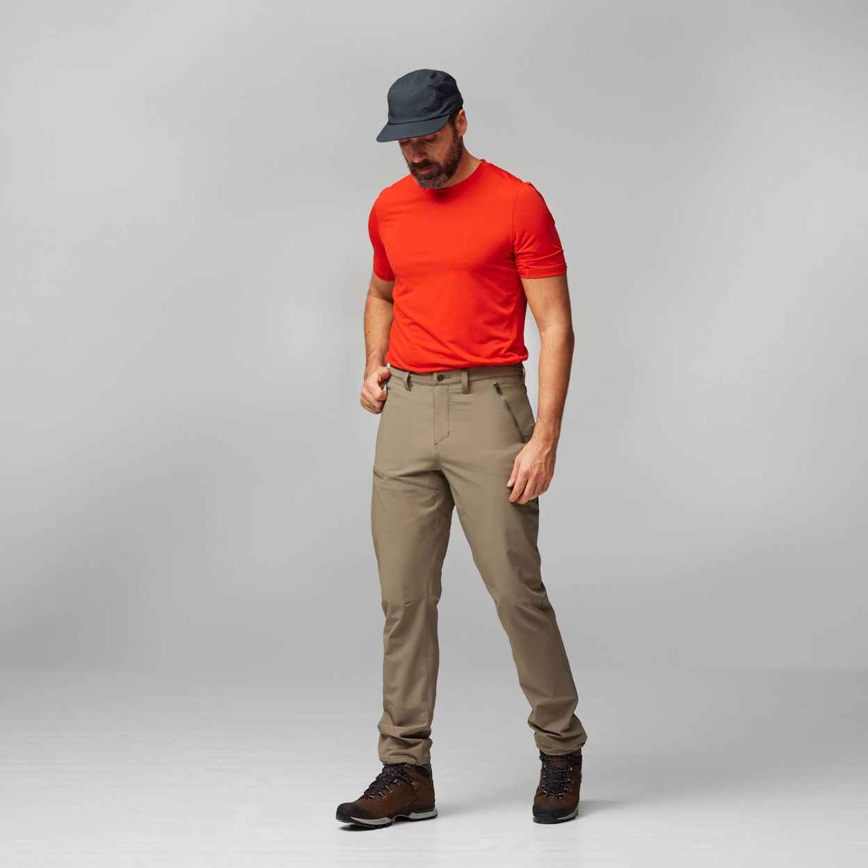 Fjällräven Abisko Trail Stretch Trousers moške pohodniške hlače - slika 5