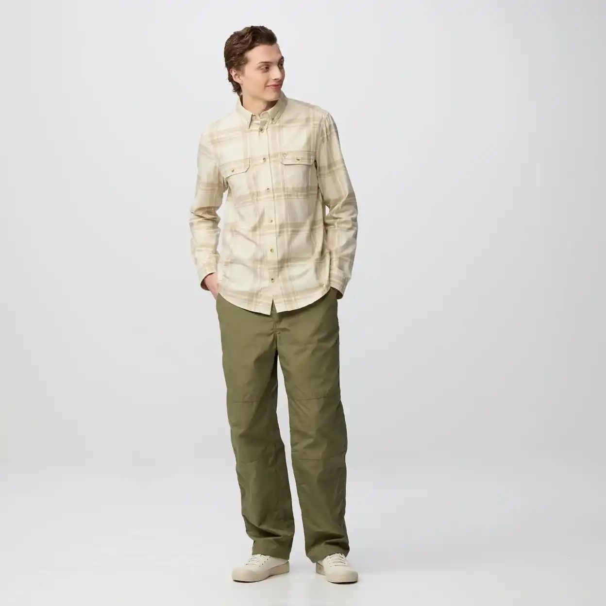 Fjällräven Övik Lite Flannel Shirt moška flanela srajca - slika 4