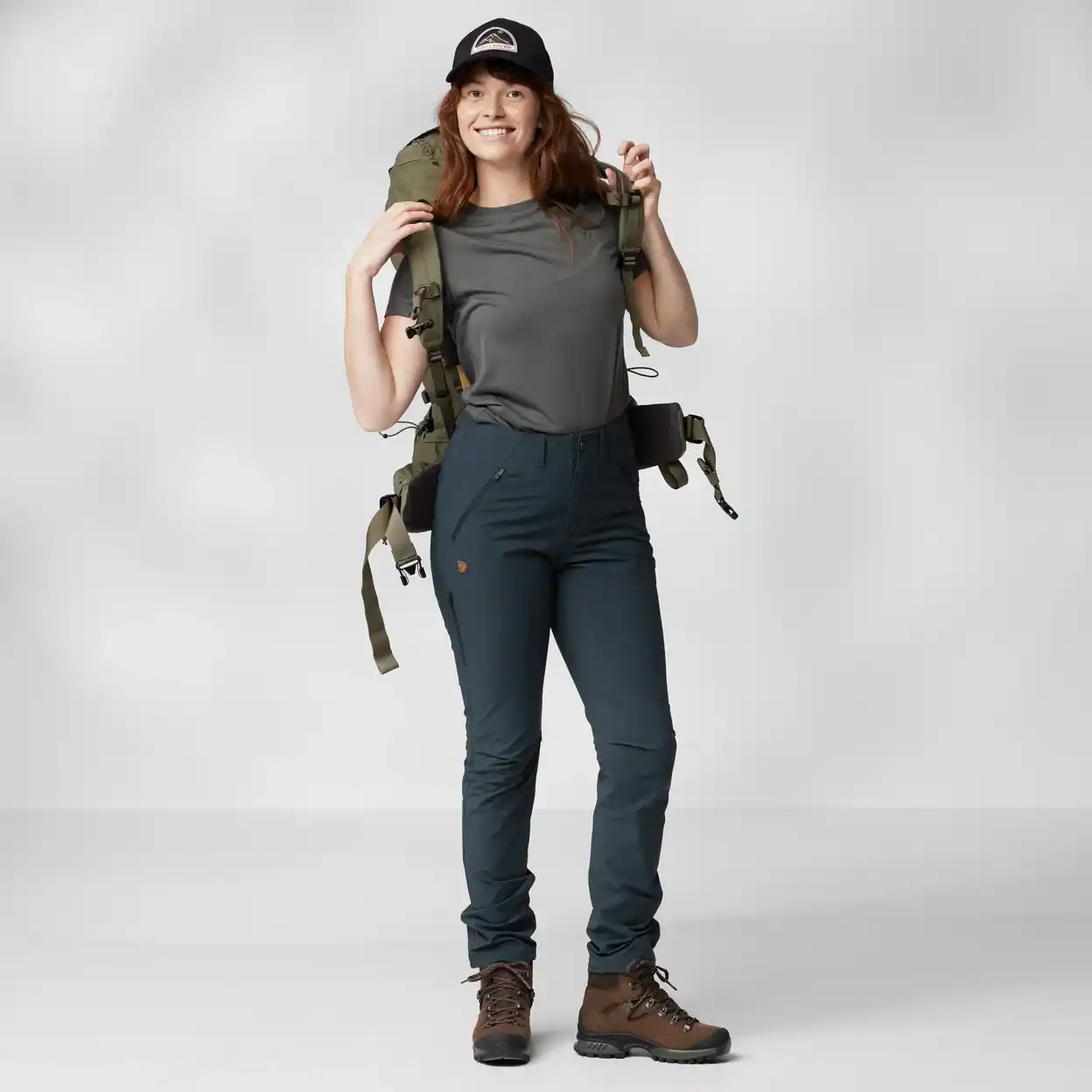 Fjällräven Abisko Trail Stretch Trousers W ženske pohodniške hlače - slika 6