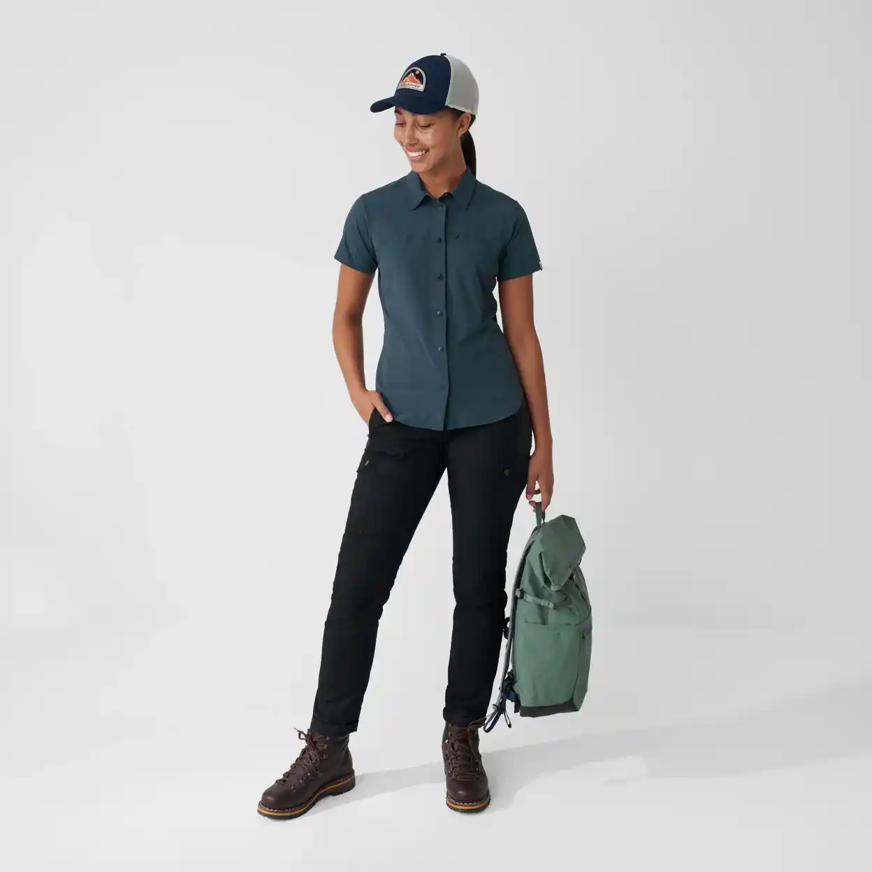 Fjällräven High Coast Lite Shirt SS W ženska srajca - slika 3