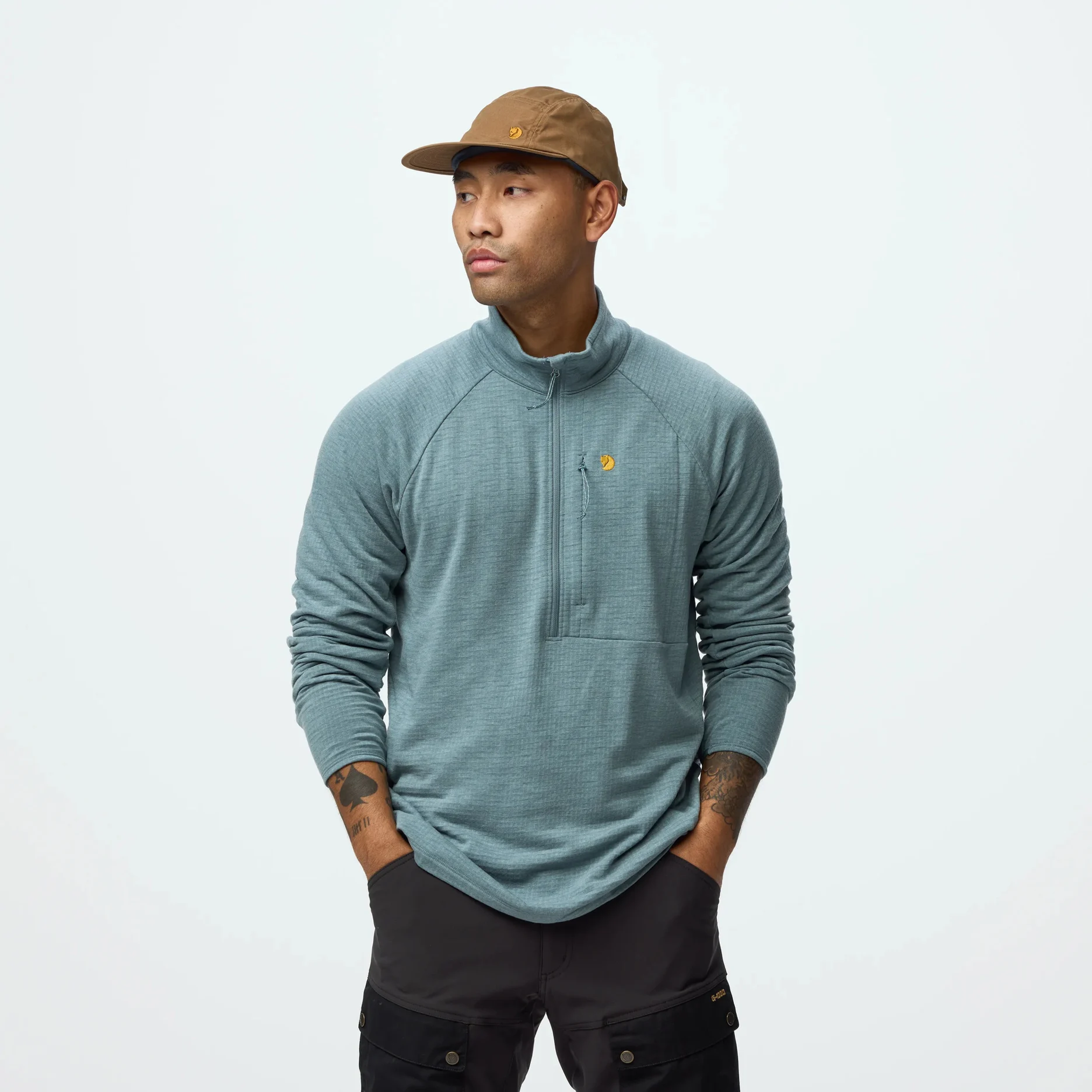 Fjällräven Bergtagen Midlayer Half Zip moški flis - slika 4