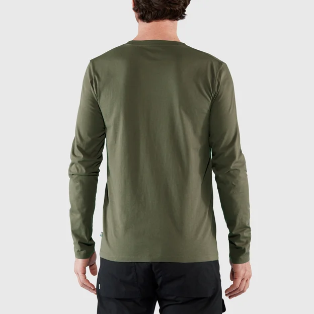 Fjällräven Forever Nature Badge LS moška majica - slika 3