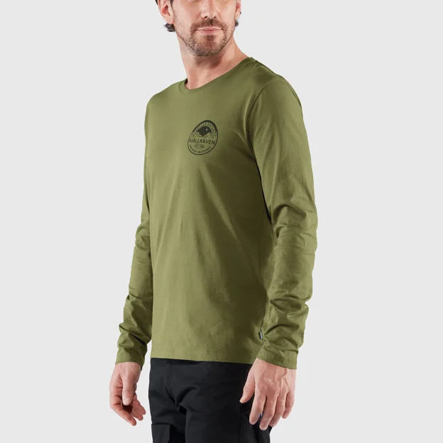 Fjällräven Forever Nature Badge LS moška majica - slika 4